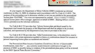 Virginia DMV Revokes World's Greatest License Plate